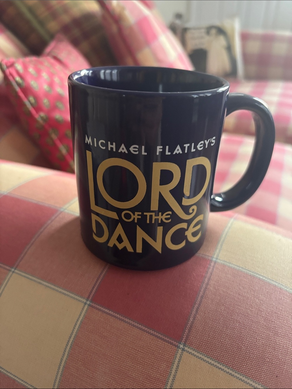 Lord of the Dance Black and Gold Ceramic Mug - Michael Flatley